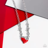 Trendy Tribute Red ✧ Heart Necklace