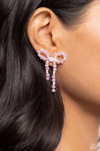 Earrings Post,Favorite,Light Pink,Pink,The BOW Must Go On Pink ✧ Post Earrings