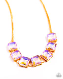 I SQUARE to Secrecy Orange ✧ UV Necklace