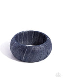 Denim Delight Blue ✧ Bangle Bracelet