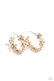 Floral Flamenco Gold ✧ Hoop Earrings