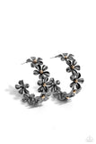 Floral Flamenco Black ✧ Hoop Earrings