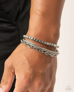 Bracelet Clasp,Men's Bracelet,Silver,Chain Cabaret Silver ✧ Bracelet