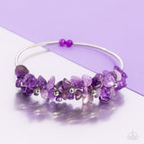 Dainty Deconstruction Purple ✧ Cuff Bracelet