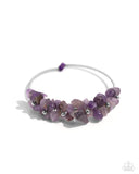 Dainty Deconstruction Purple ✧ Cuff Bracelet