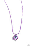 Sprinkle of Simplicity Purple ✧ Heart Necklace