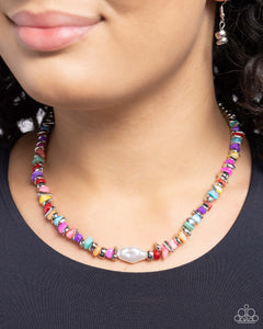 Multi-Colored,Necklace Short,Seasonal Socialite Multi ✧ Necklace