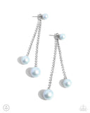 Give Us A PEARL! Blue ✧ Post Earrings