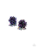 Streamlined Sass Purple ✧ UV Shimmer Post Earrings