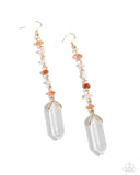 Quartz Qualification Orange ✧ Earrings