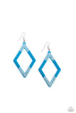 Eloquently Edgy Blue ✧ Earrings