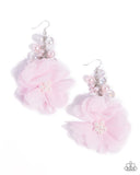 Fashionable Flower Girl Pink ✧ Earrings