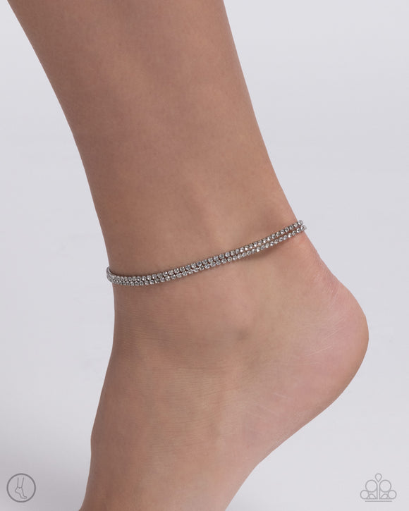 Dainty Declaration White ✧ Anklet