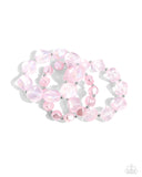 Glittery Gala Pink ✧ Stretch Bracelet