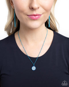 Blue,Necklace Short,Bejeweled Basic Blue ✧ Necklace