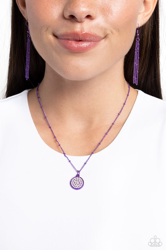 Bejeweled Basic Purple ✧ Necklace
