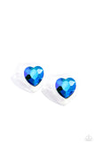 Heart-Pounding Haute Green ✧ Heart UV Post Earrings