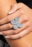 Aerial Ambassador Blue ✧ Iridescent Butterfly Ring