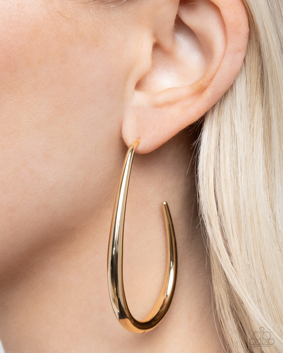 Exclusive Element Gold ✧ Hoop Earrings