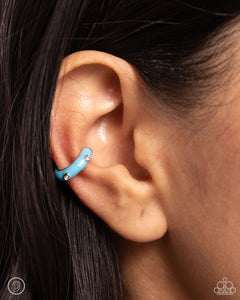 Blue,Earrings Ear Cuff,Coastal Color Blue ✧ Cuff Earrings