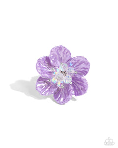 Purple,Ring Wide Back,Petal Pact Purple ✧ Ring