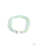 Mermaid Mirror Green ✧ Iridescent Stretch Bracelet