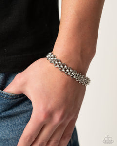 Bracelet Clasp,Men's Bracelet,Silver,Interlocked Independence Silver ✧ Bracelet