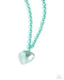 Loving Luxury Green ✧ Heart Necklace