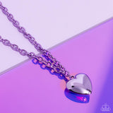 Loving Luxury Purple ✧ Heart Necklace