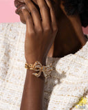 Its All A-BOW-t Me Gold ✧ Stretch Bracelet