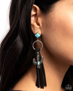 Black,Earrings Post,Suede,Turquoise,Southwestern Season Black ✧ Suede Post Earrings