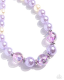 Just Another PEARL Purple ✧ Iridescent Necklace