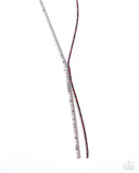 Elongated Eloquence Red ✧ Necklace