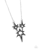 Explosive Exhibit Silver ✧ Hematite Star Necklace