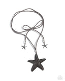 Starfish Sentiment Silver ✧ Suede Necklace