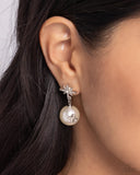 Cosmic Character White ✧ Post Earrings