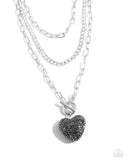 HEART Gallery Silver ✧ Hematite Necklace