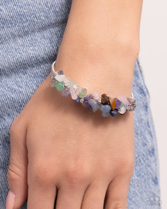 Bracelet Cuff,Multi-Colored,Dainty Deconstruction Multi ✧ Cuff Bracelet