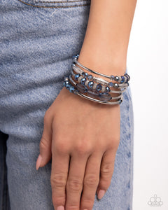 Blue,Bracelet Coil,Sassy Stack Blue ✧ Coil Bracelet