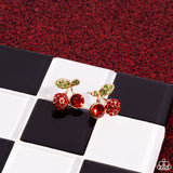 Cherry Candidate Gold ✧ Post Earrings