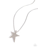 Patriotic Performer White ✧ Star Necklace