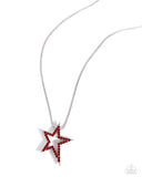 Patriotic Passion Red ✧ Star Necklace