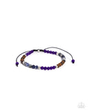 Multicolored Melody Purple ✧ Tiger's Eye Bracelet