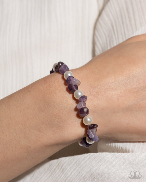 Robust Refinement Purple ✧ Stretch Bracelet