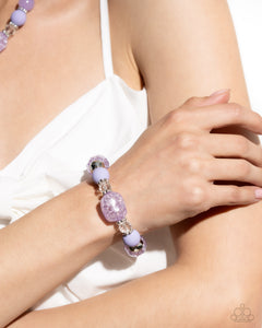 Bracelet Stretchy,New,Purple,Sweetly Shattered Purple ✧ Stretch Bracelet