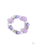 Sweetly Shattered Purple ✧ Stretch Bracelet