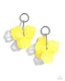Glassy Garden Yellow ✧ Post Earrings