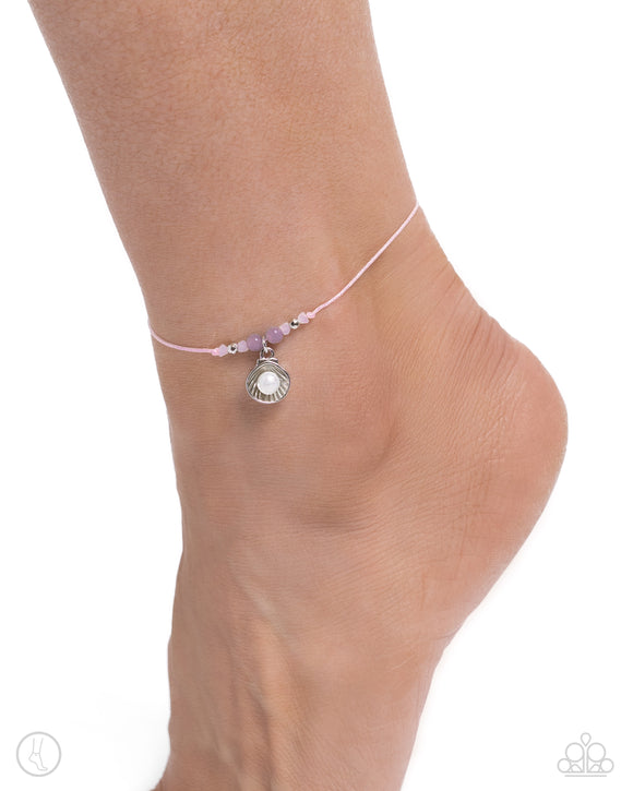 Oyster Overture Pink ✧ Anklet