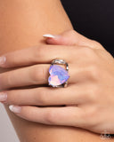 Youthful Yearbook Purple ✧ Opalescent Heart Ring