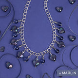 The Best HEART Blue ✧ Iridescent Necklace